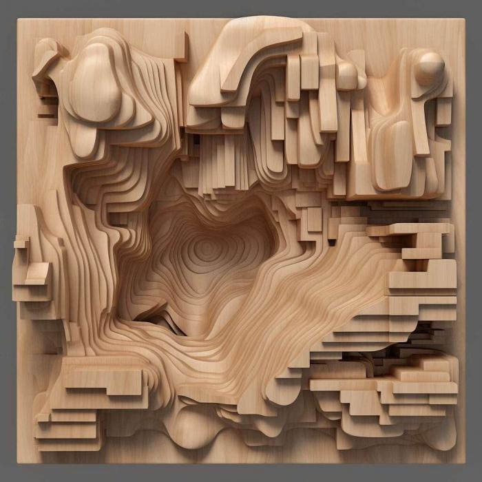 نموذج ثلاثي الأبعاد لآلة CNC 3D Art 